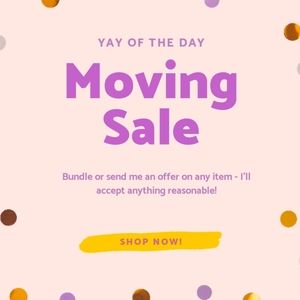 Moving Sale